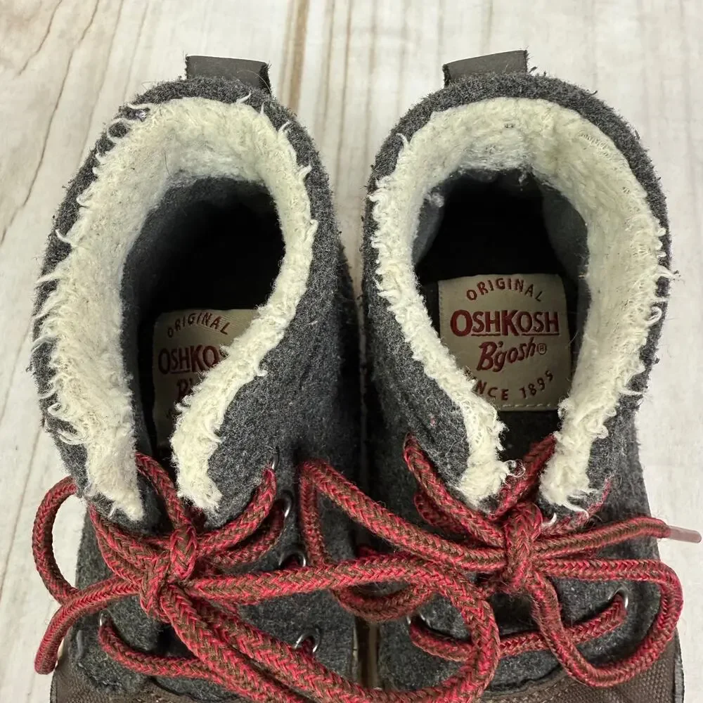OshKosh B'gosh Kids Boots Fleece Lined Duck Boots Size‎ 11C